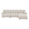 Taza 3,5 personers modulsofa m/puf fra House Nordic i sand