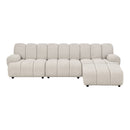 Taza 3,5 personers modulsofa m/puf fra House Nordic i sand