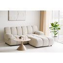 Taza 2,5 personers modulsofa m/puf fra House Nordic i sand - billede 4