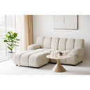 Taza 2,5 personers modulsofa m/puf fra House Nordic i sand - billede 4