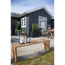 Benidorm Bænk - Bænk i genbrugs teaktræ 140x35 cm