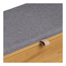 House Nordic - Barco bænk med opbevaring – Egetræslook – 92×33×48 cm