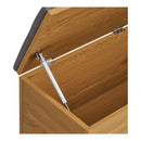 House Nordic - Barco bænk med opbevaring – Egetræslook – 92×33×48 cm