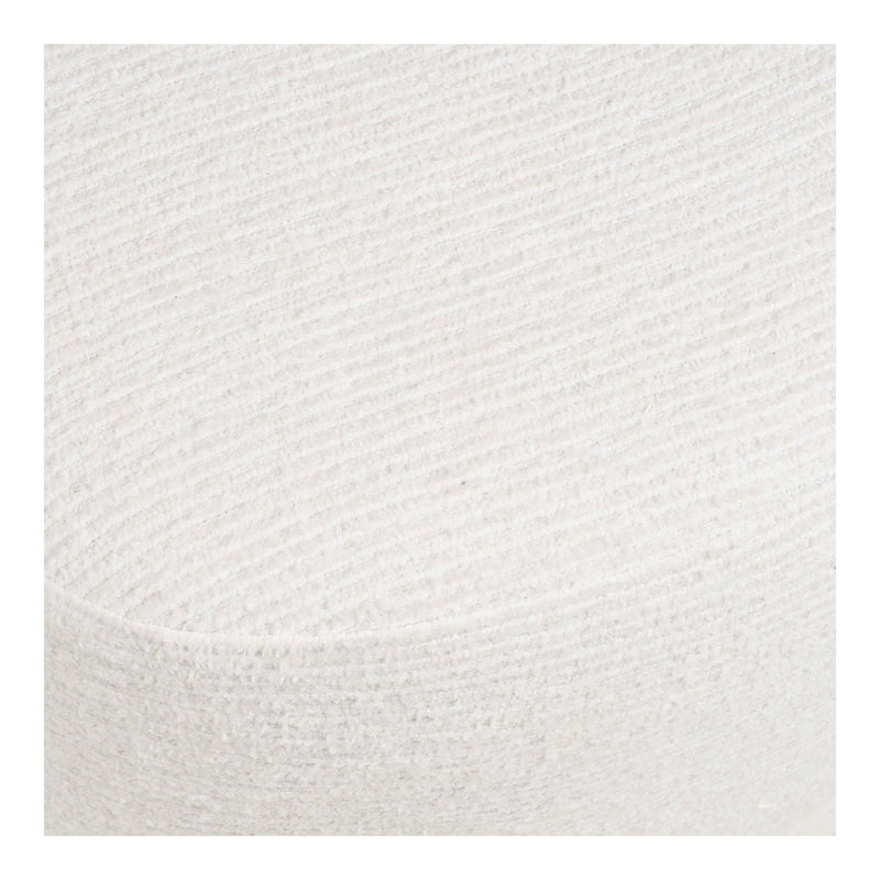 House Nordic - Hilo Puf – Off-White Chenille – 55x40x39 cm