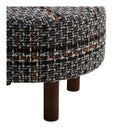 Falkirk Puf fra House Nordic i sort / Hvid / Brun – billede 3