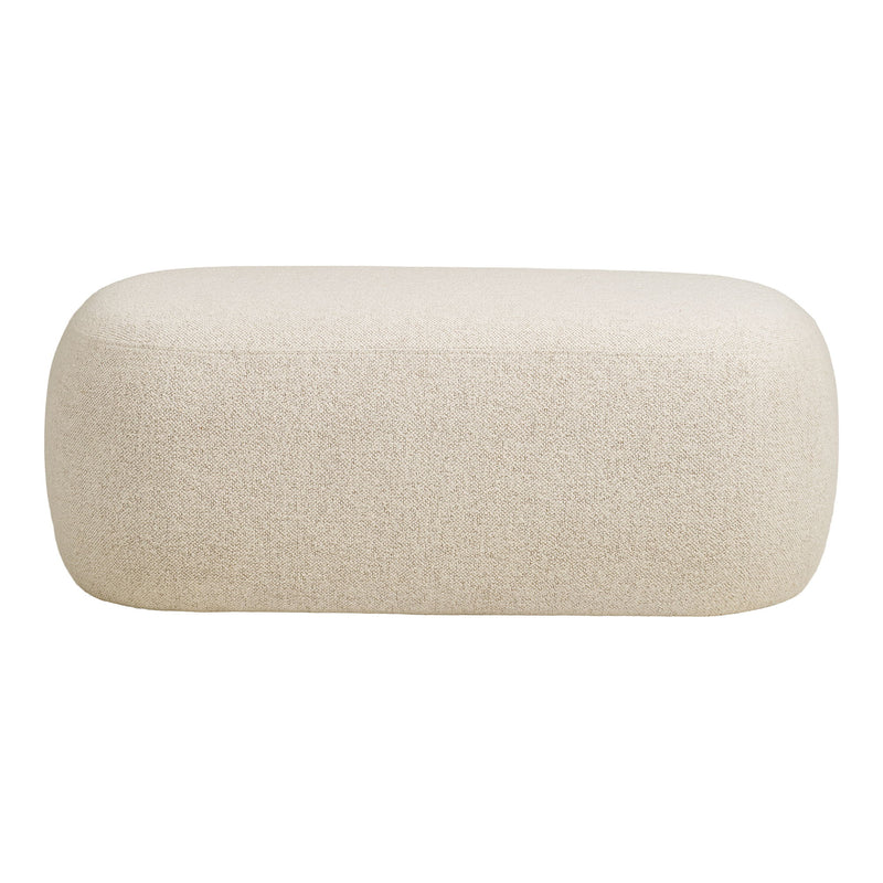House Nordic - Blossomville Bænk – Sand Bouclé – 100 x 50 x 38 cm