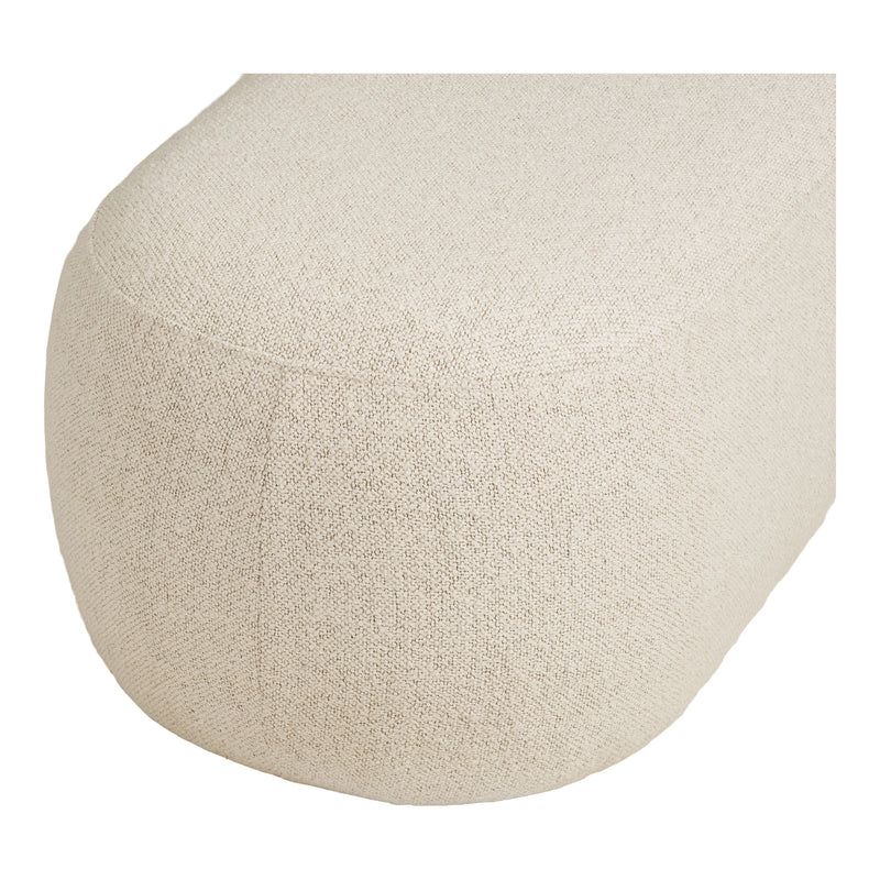 House Nordic - Blossomville Bænk – Sand Bouclé – 100 x 50 x 38 cm