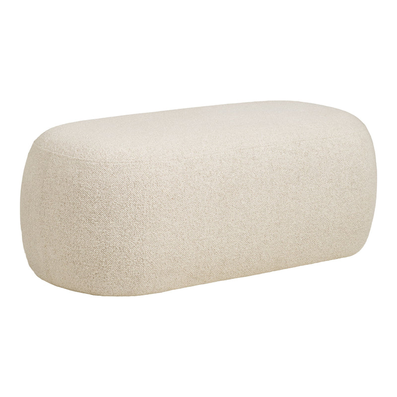 House Nordic - Blossomville Bænk – Sand Bouclé – 100 x 50 x 38 cm