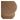 House Nordic - Enna puf – Brun imiteret pels – Ø45×H45 cm - Bolig og Haven