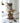 House Nordic - Palena Sidebord – Unikt Håndlavet Teaktræ – Natur – Ø40 x 45 cm