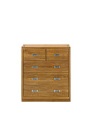 Unique Furniture - Como Kommode i Eg - 5 Skuffer H97 cm
