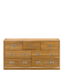 Unique Furniture - Como Kommode i Eg - 7 Skuffer 145 cm