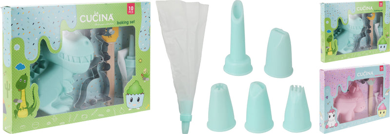 Bagesæt til børn m. 10 dele, ass. design