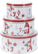 Jule kagedåser, sæt af 3 stk.