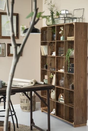 Ib Laursen - Reol m/24 rum UNIKA, H164xB:110xD:25cm