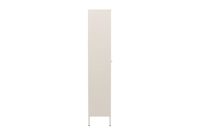 Venture Home - Lima vitrineskab, Beige, 80x180cm