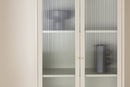 Venture Home - Lima vitrineskab, Beige, 80x180cm