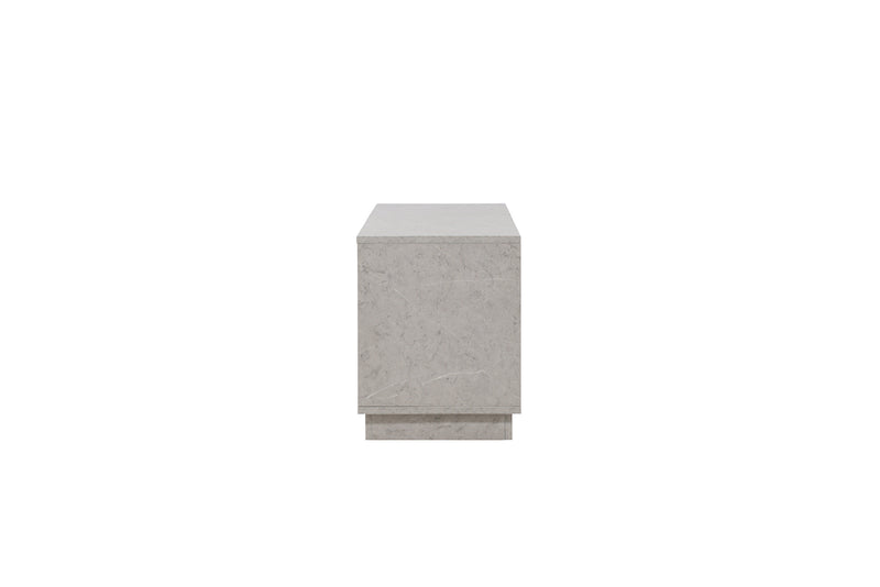 Venture Home Girona TV-bænk – Grå betonlook / Grå melamin – 180×40×50 cm