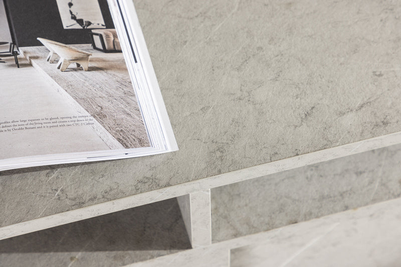Venture Home Girona TV-bænk – Grå betonlook / Grå melamin – 180×40×50 cm