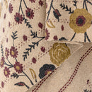 Bloomingville - Eydis Plaid, Natur, Genanvendt Bomuld 160x130 cm