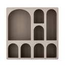 Bloomingville - Graphia Bogreol, Brun, MDF, 48x48 cm