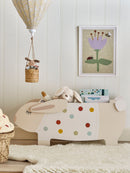 Bloomingville MINI Villja Bogkasse, Hvid, FSC®100%, MDF