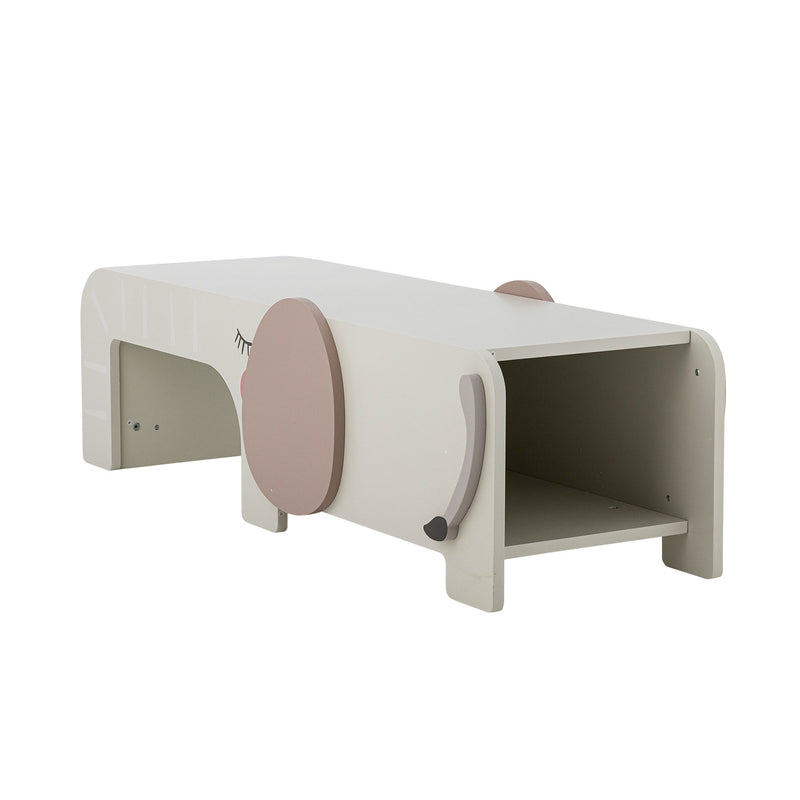 Bloomingville MINI - Ferdinand Bænk, Grå, FSC®100%, MDF