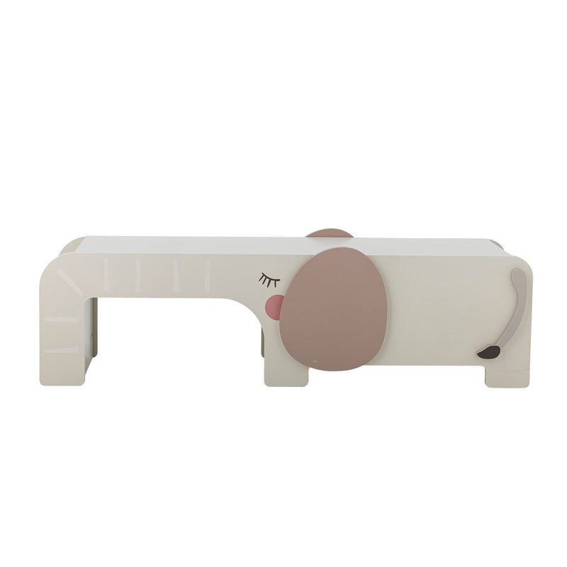 Bloomingville MINI - Ferdinand Bænk, Grå, FSC®100%, MDF