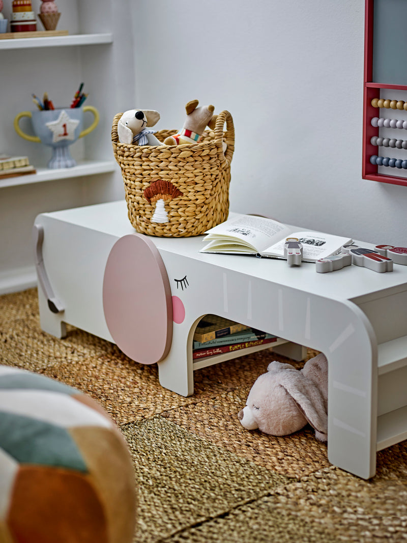 Bloomingville MINI - Ferdinand Bænk, Grå, FSC®100%, MDF