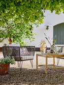 Bloomingville - Mundo Loungestol Metal Sort 72x87 cm 2 stk