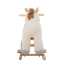 Bloomingville MINI - Merlen Gyngehest, Hest, Hvid, Polyester