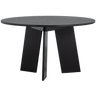 FRIES DINING TABLE OAK BLACKNIGHT O129CM [fsc]