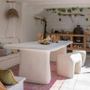 LOGGIA GARDEN TABLE 240x100 CM REINFORCED FIBER NATURAL