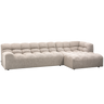 ALLURE CHAISE LONGUE RIGHT WOVEN NATURAL MELANGE