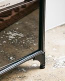 Nordal - DOWNTOWN skænk – sort – L104 × D35 × H74 cm
