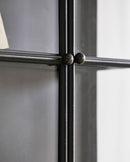 Nordal - DOWNTOWN, vægskab, sort, 60x50x18cm