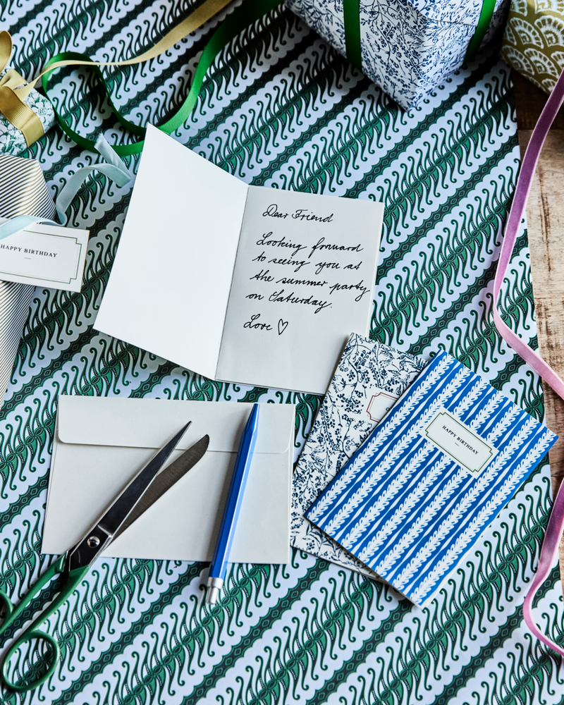 House Doctor - Lykønskningskort, Card w. envelope, Multi, sæt m. 5 stk.