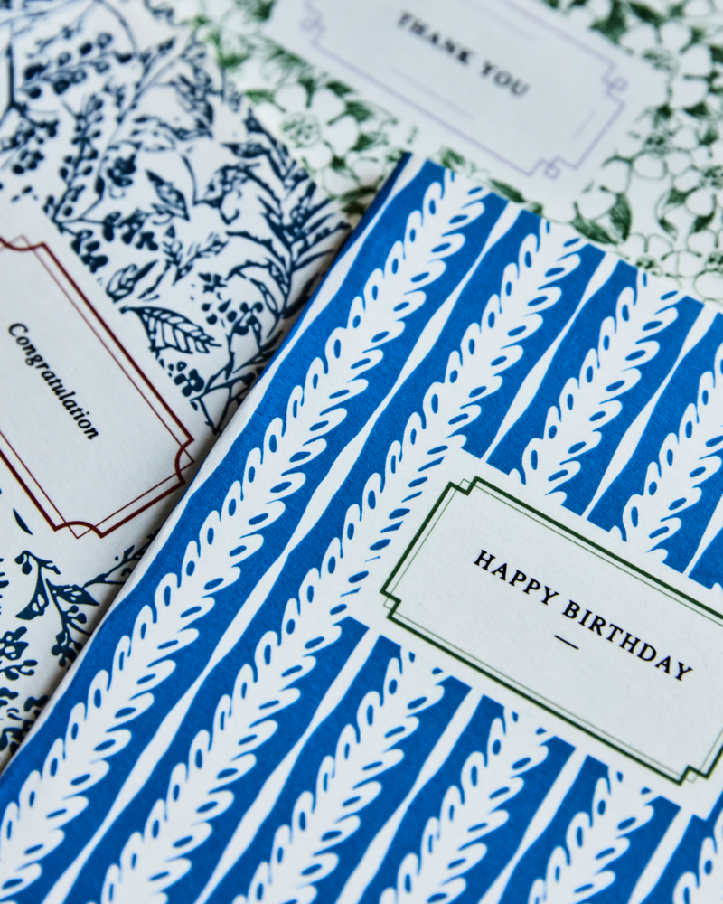 House Doctor - Lykønskningskort, Card w. envelope, Multi, sæt m. 5 stk.