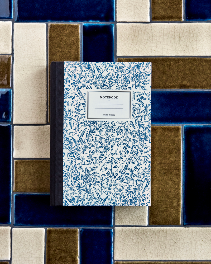 House Doctor - Notesbog, Note, Grøn, Blå, sæt af 2 stk.