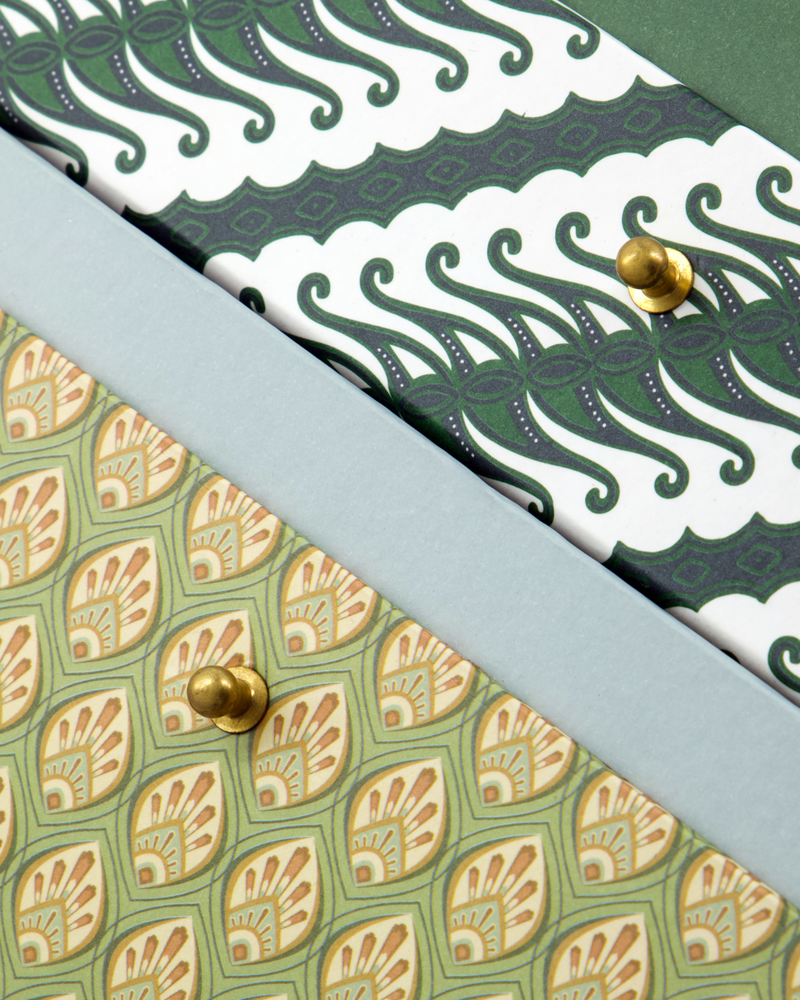 House Doctor - Opbevaringsbokse, Keep, Kakifarvet, Grøn, sæt af 2 stk.