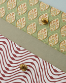 House Doctor - Opbevaringsbokse, Keep, Rød, Kakifarvet, sæt af 2 stk.