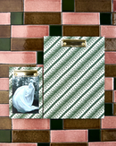 House Doctor - Udklipsholder, Clip, Grøn, sæt af 2 stk.