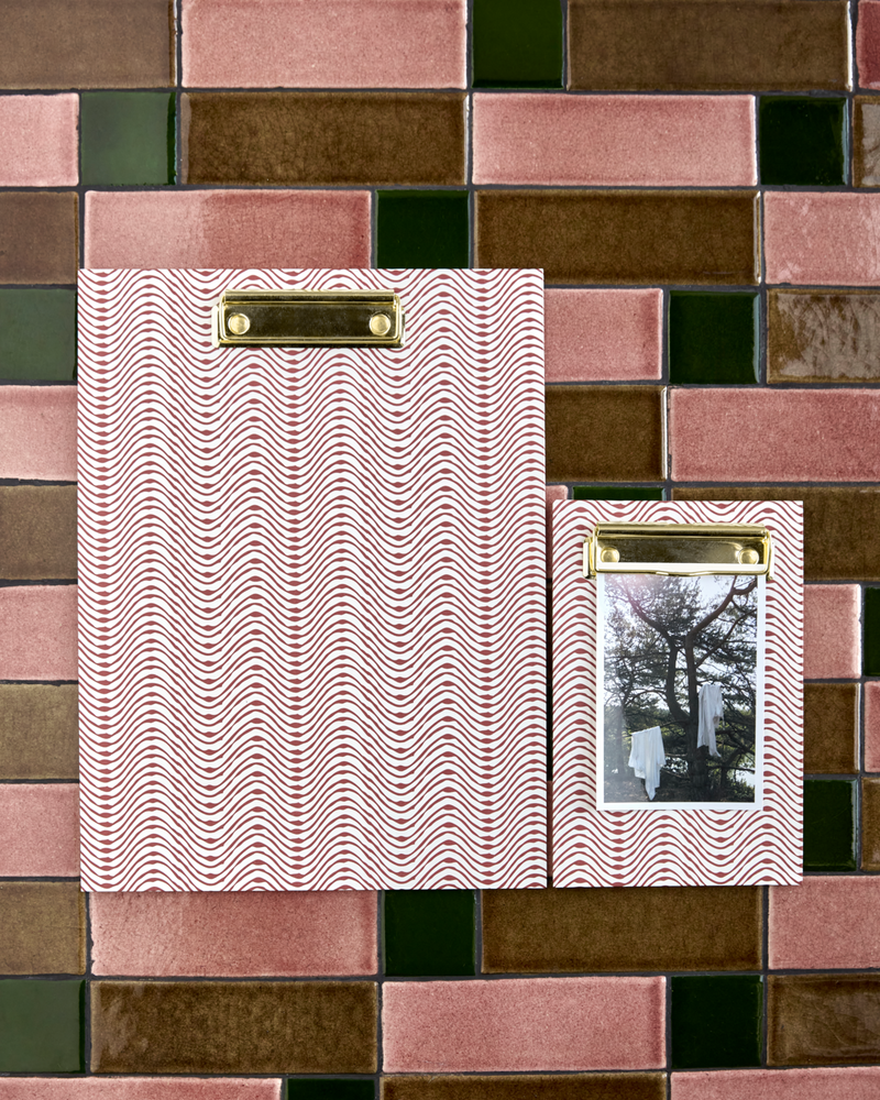 House Doctor - Udklipsholder, Clip, Rød, sæt af 2 stk.