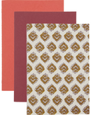 House Doctor Notesbog Write Beige Bordeaux Orange