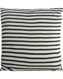 House Doctor Pudebetræk Stripe Sort Grå