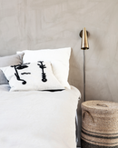 House Doctor - Pudebetræk, Ingo, Hvid 50x50 cm