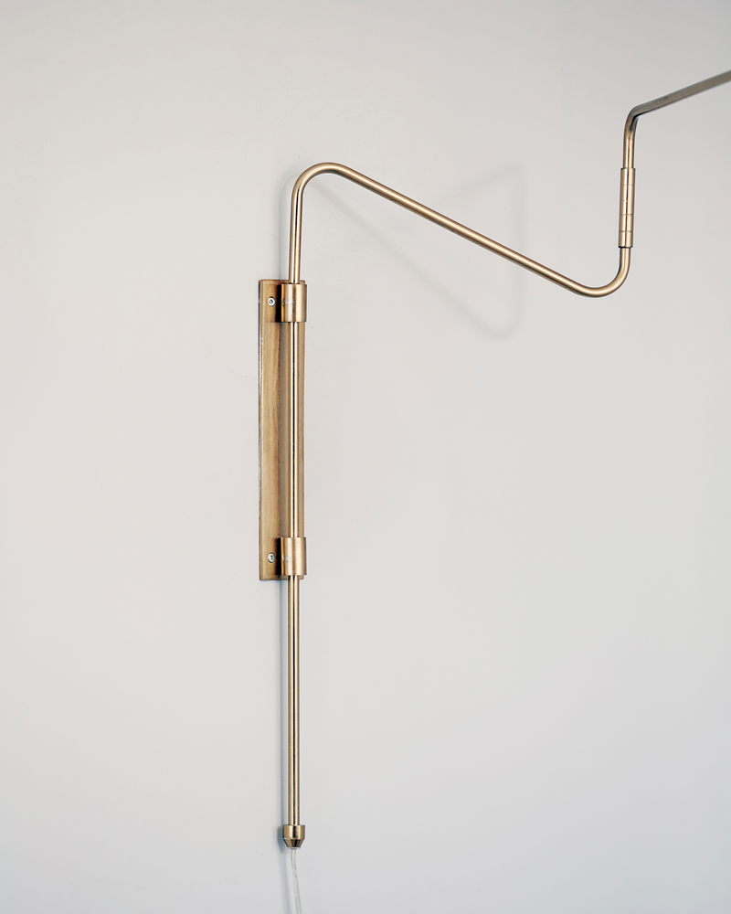 House Doctor - Væglampe, Swing, Messing, L70 cm