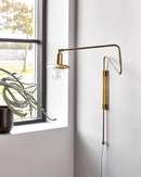 House Doctor - Væglampe, Swing, Messing