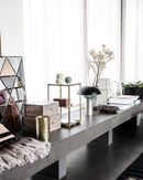 House Doctor - Vitrineskab, Glass, Messing, H41 cm