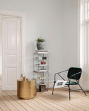 House Doctor - HDStep Sidebord, Jern, Messing - Ø50 x H45,5 cm